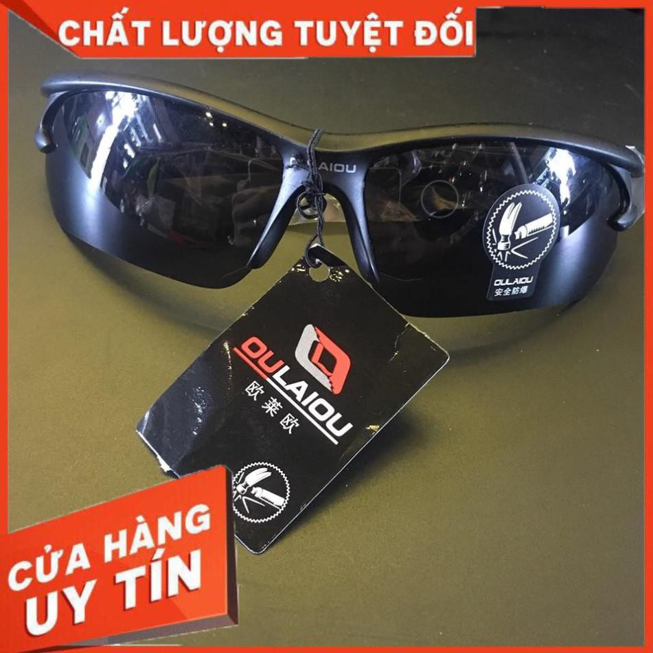 [Hàng Loại A] MẮT KÍNH CHỐNG BỤI OULAIOU MÀU ĐEN CHỐNG NẮNG