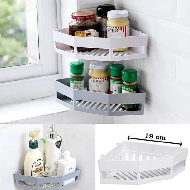 Kệ góc tam giác 27x18.5x6cm,