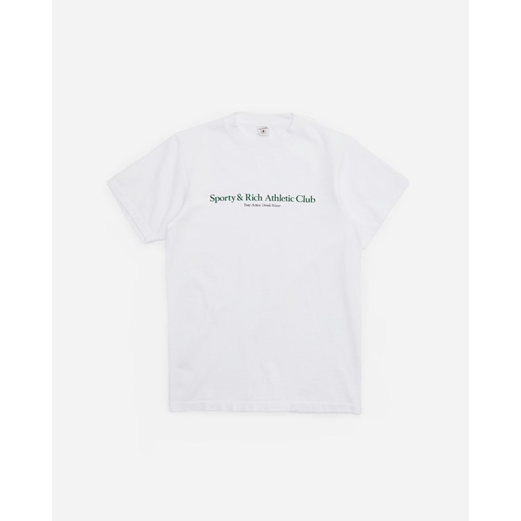 Áo thun cotton unisex Sporty & Rich Athletic Club