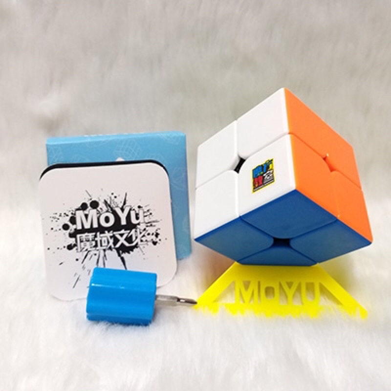 Rubik 2x2❤MoYu Meilong 2M có nam châm Magic stickerless cao cấp - Rubik 2 tầng