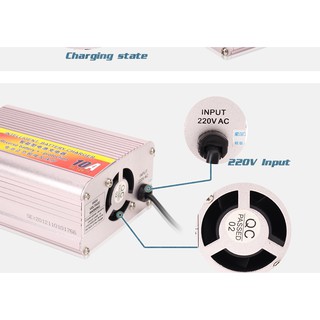 Sạc ắc quy tự động 12v 10A sạc cho bình nhỏ hơn 150AH