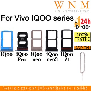Dành Cho vivo iqoo neo iqoo pro neo3 Z1 Z1X Khay Đựng Thẻ Sim Cho vivo iqoo iqooneo iqoopro neo3 Z1 Z1X Sim Khe Cắm Thẻ Chủ Đầu Đọc Thẻ SD Khe Cắm Adapter Thay Thế Một Phần