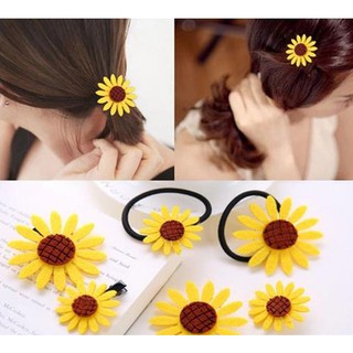 Chun buộc tóc hoa hướng dương MẪU MỚI T7S29.6-2019