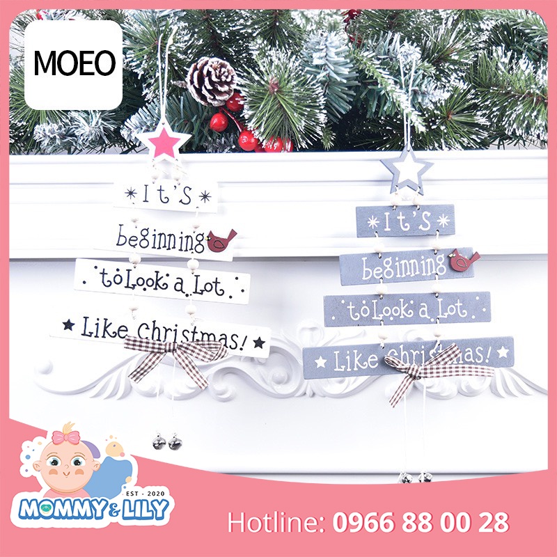 Phụ kiện trang trí Noel cây thông Noel Giáng sinh