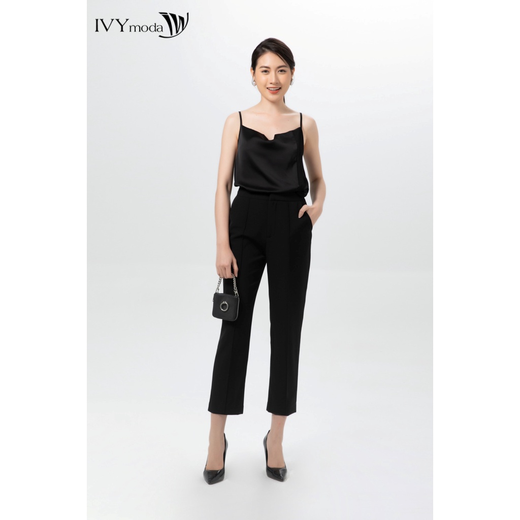 Quần lửng nữ ống đứng IVY moda MS 22B9240