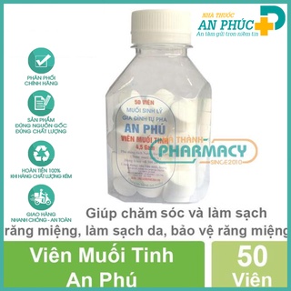 Viên muối tinh NaCl 0,9% - Pha súc miệng (Lọ 50 Viên)