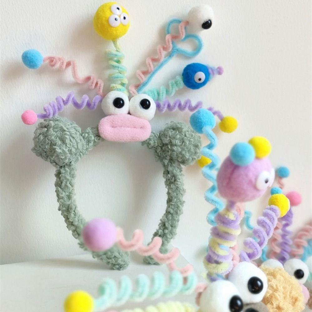 Băng Đô Cài Tóc Hình Đôi Mắt To Dễ Thương Vui Nhộn Dùng Hóa Trang Cho Nữ