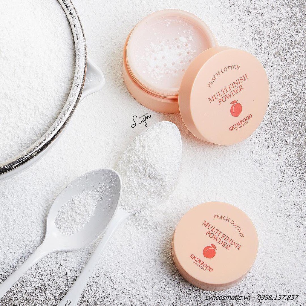 PHẤN PHỦ PEACH COTTON MULTI FINISH POWDER (mẫu mới 2019)