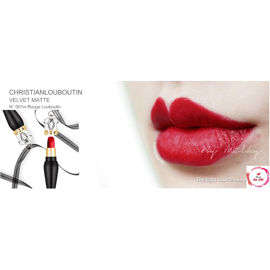 SON CHRISTIAN LOUBOUTIN MÀU 001 ROUGE LOUBOUTIN hot hit vừa về