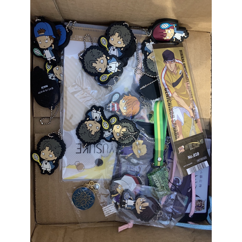 Tổng hợp goods móc chìa khóa đồ chơi Prince of tennis Hoàng tử tennis gashapon chính hãng Nhật Bản