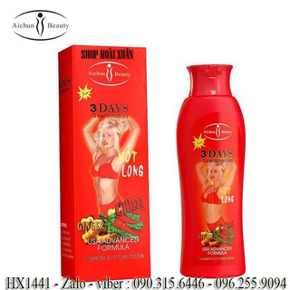 Kem massage toàn thân , Kem tan mỡ Aichun Beauty 3day -3cm hot long chili and gingseng - HX1441