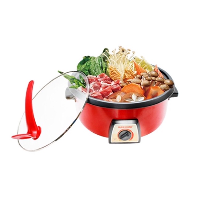 &lt;FREESHIP 70K&gt;Lẩu điện SUNHOUSE - SHD4520 - Elmich EL-3643 Nồi dùng nấu lẩu nhanh