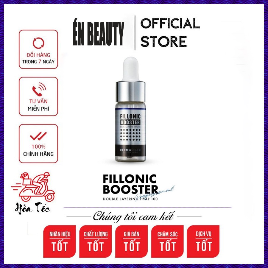 [HÀNG CHÍNH HÃNG]Tinh Chất Cô Đặc Ampoule Fillonic Booster HA 10ml -  Cấp Nước Hiệu Quả Căng Bóng Da