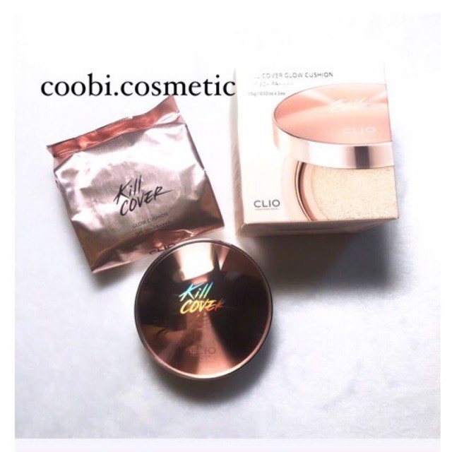 [Auth đủ bill] Cushion Clio Founwear, Stay Perfect, Glow, Pink Glow phấn nước kèm lõi | BigBuy360 - bigbuy360.vn