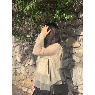 Voile Shirt - Áo Sơmi voan xoè