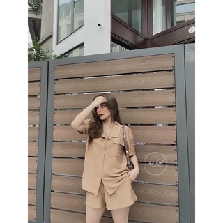 Set Đồ Sơ Mi Thanh Lịch Đi Phố