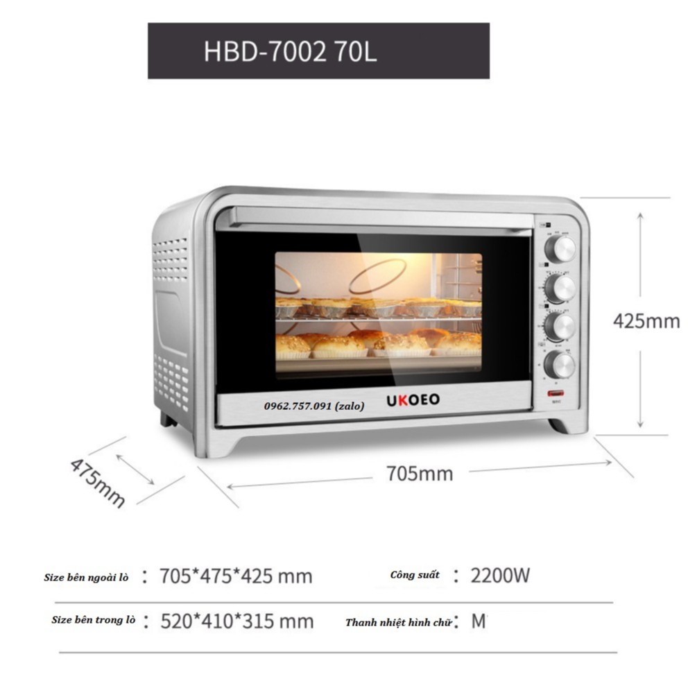 Lò nướng UKOEO HBD-7002 70L