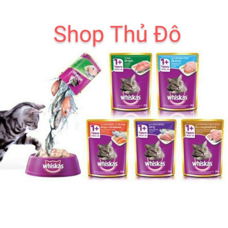 Pate mèo whiskas 80g