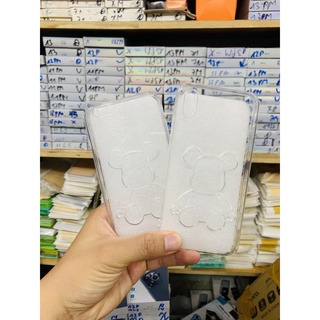 Ốp lưng silicon trong Gấu bearbrick dành cho iphone 6 đến 13Promax