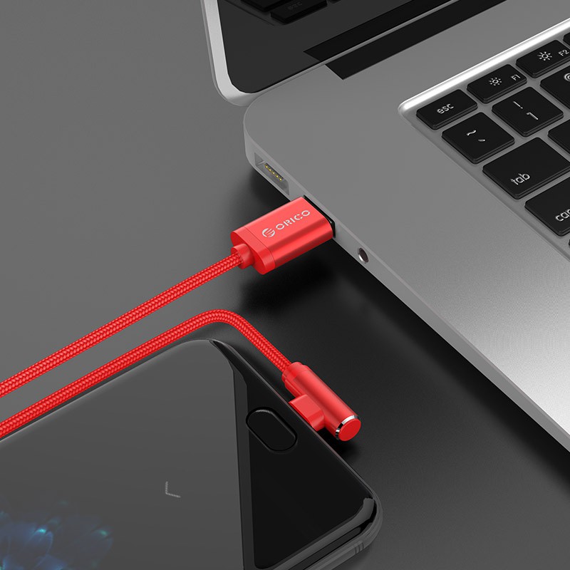 Cáp sạc điện thoại Android USB 2.0 Orico HTM-12 ( 1,2 Mét) - Hàng Chính Hãng Bảo Hành 12T