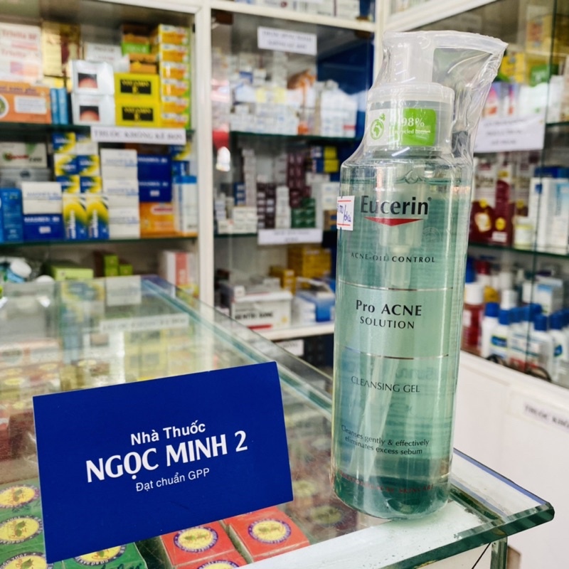 ✅ [Chính Hãng] Sữa rửa mặt Eucerin Pro ACNE Solution Cleansing gel cho da dầu mụn