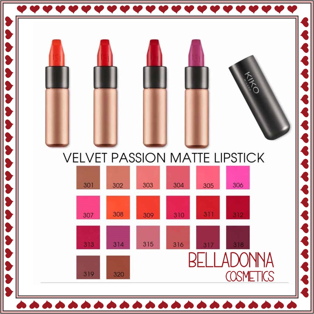 [AUTH_Giá Săn Sale 40%] KIKO MILANO Son Lì Kiko Velvet Passion Matte