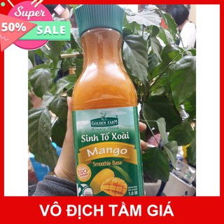 Sinh tố xoài golden farm chai 1lit