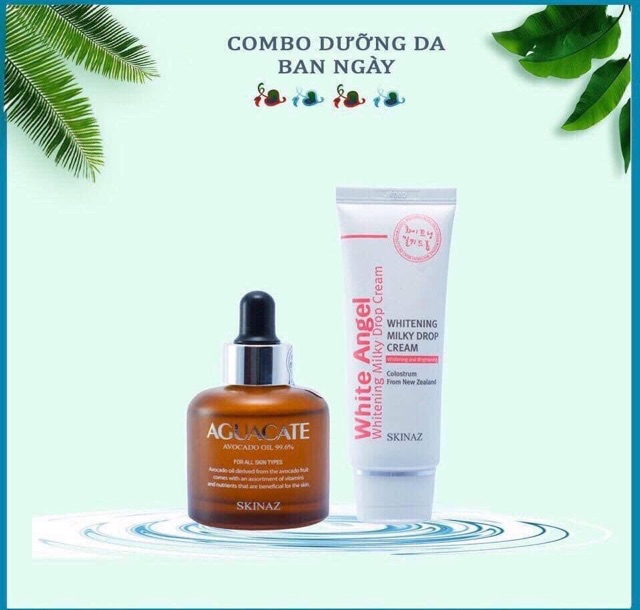 COMBO DƯỠNG DA BAN NGÀY SKINAZ HÀN QUỐC