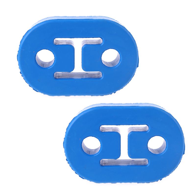 Bộ 2 Móc Treo Ống Pô Xe Hơi Có Lỗ Thông Dụng Bằng Cao Su 11 5mm