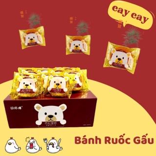 Hộp bánh ruốc gấu taiwan 30 chiếc, thơm ngon quên sầu