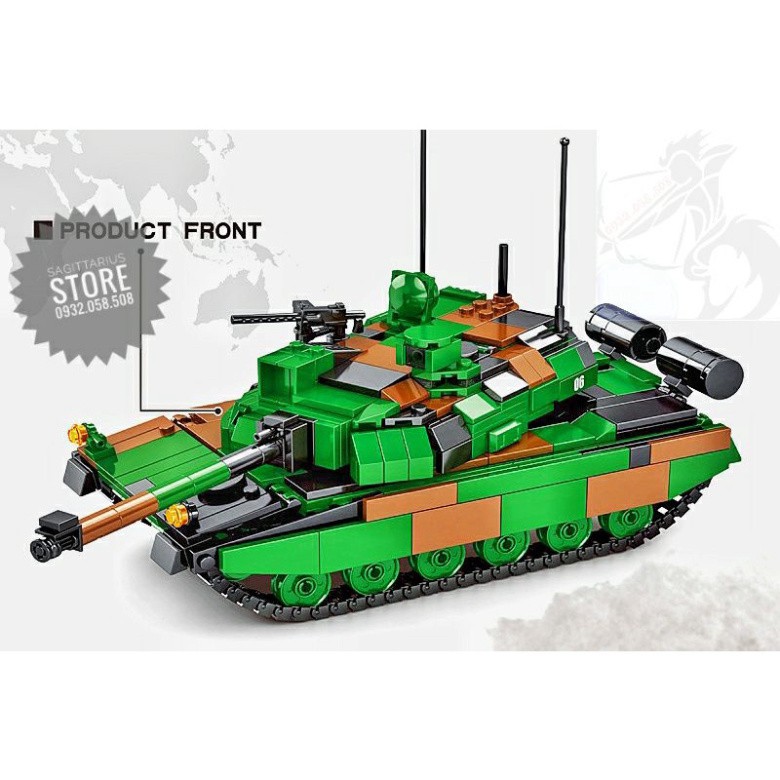 Lego SY-0102 Lắp Ráp Xe Tank LECLERC