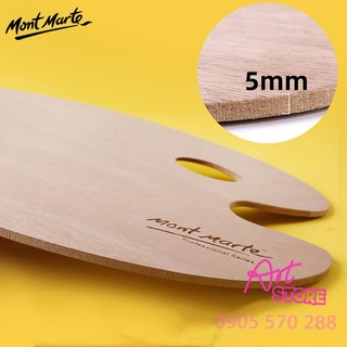 Khay pha màu Gỗ MONT MARTE Oval 30x38cm