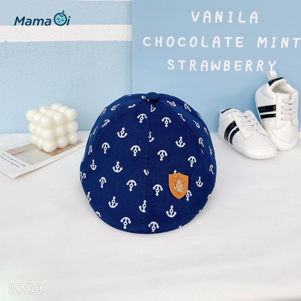 BRTH NÓN BÊ RÊ CÔNG TỬ SIÊU DỄ THƯƠNG CHO BÉ CỦA MAMAOI - THỜI TRANG CHO BÉ