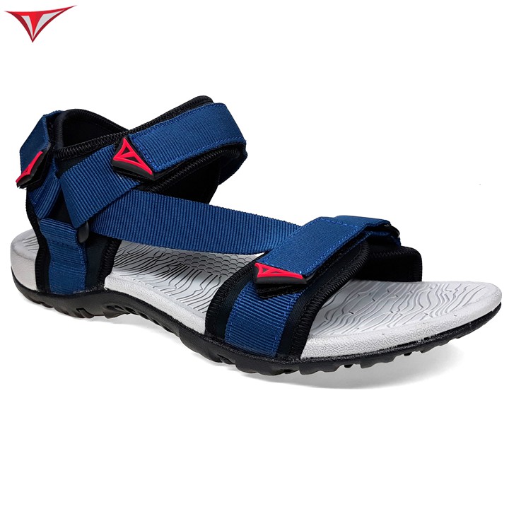 [Fullbox] Giày Sandal Việt Thủy Hai Quai Chéo Nam Nữ Xanh Dương - VT017