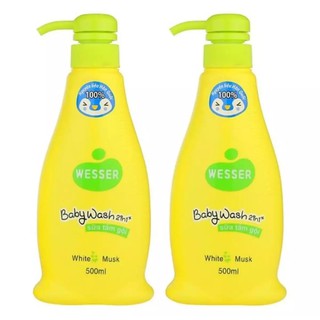 Sữa tắm gội Wesser cho bé 500ml