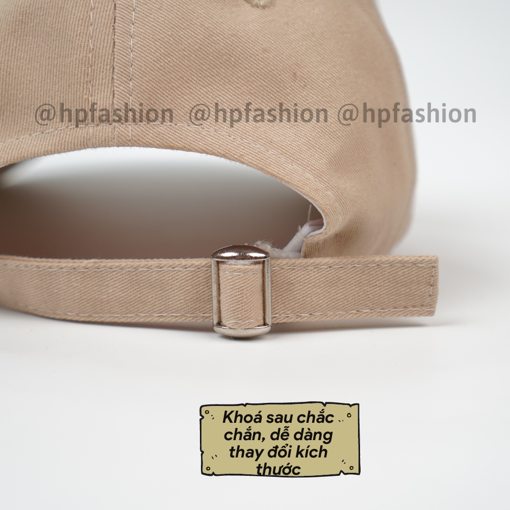 Mũ lưỡi trai ❤️ Nón kết thêu hình chữ Brooklyn 1631 chất kaki cao cấp form unisex nam nữ N80 - Happy Style