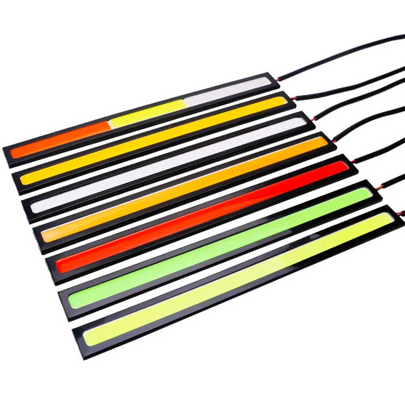 Bóng đèn LED DRL 12V COB 17CM ánh sáng trắng chống thấm nước cho xe hơi