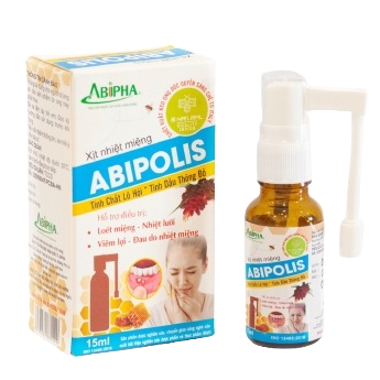 Xịt nhiệt miệng Abipolis- Giảm đau, Viêm loét miệng lưỡi chỉ 1 vài lần xịt. Đơn giản & Dễ mang theo; Sử dụng.