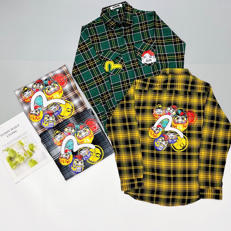 Áo Sơ Mi Nam Tay Dài CLUB Vải Nỉ Caro Cao Cấp Siêu Mềm Phong Cách Moto Club Thời Trang Hot Trend Mới