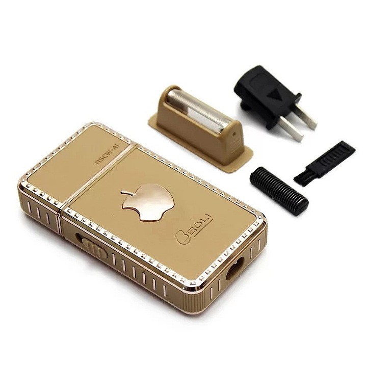 Máy Cạo Râu Sành Điệu Boli Rscw-A1 Hình Iphone - TẶNG LƯỠI DAO DỰ PHÒNG