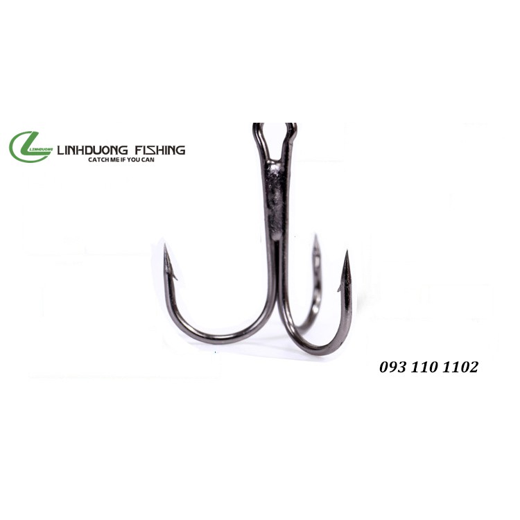 Lưỡi câu 3 mồi giả, câu đơn