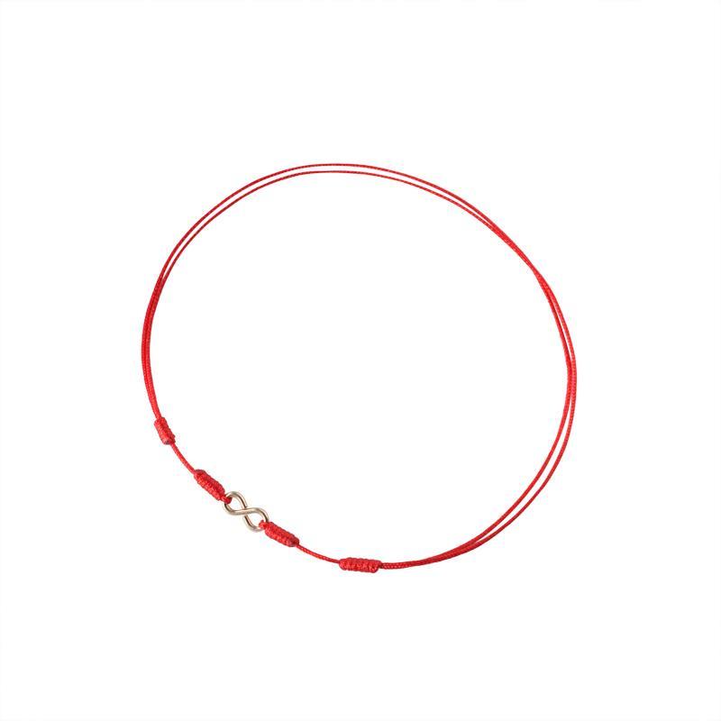 Lắc Chân. Lắc Chân 14k Dây Đỏ Siêu Mịn Kích Thước Xia Benmingnian Cao Cấp Dành Cho Nữ