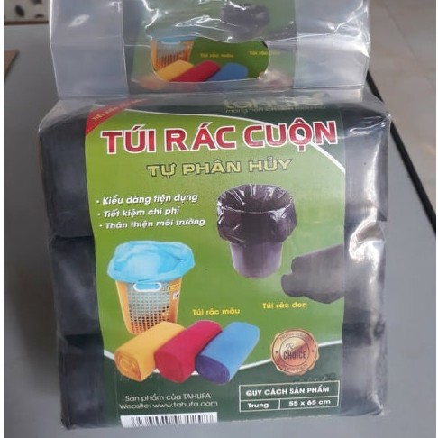 SIÊU RẺ - 1KG TÚI RÁC TỰ HỦY SINH HỌC SIÊU TIẾT KIỆM (set 3 cuộn)