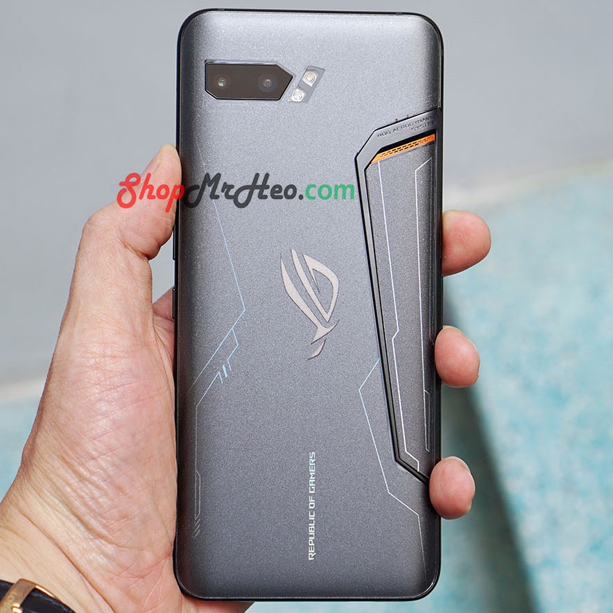 Skin Dán Mặt Sau Lưng Vân 3D ASUS ROG Phone 2 - Carbon, Hình Hộp, Nhám, Vân Da
