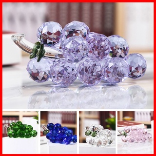  Facted Pha Lê Nho Paperweight Cắt Glaze Trái Cây Tượng Thủy Tinh Nhà Trang Trí Đám Cưới Sưu Tập Giáng Sinh 
