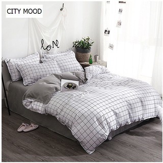 Bộ chăn ga gối cotton lạnh cao cấp city mood