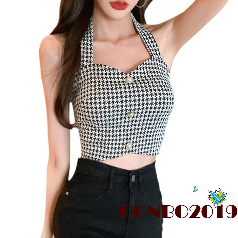 Áo nữ không tay cổ chữ V thời trang quyến rũ