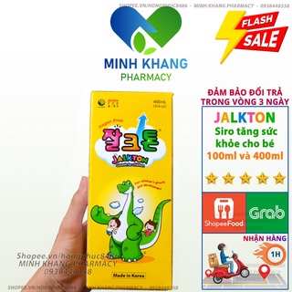 Siro Jalkton ngủ ngon tăng chiều cao giúp bé ăn ngon bổ sung vitamin tăng sức đề kháng Chai 100ml và 400ml