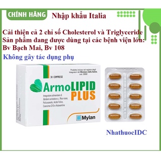 Viên uống giảm Cholesterol / mỡ máu, nhập khẩu Italia ARMOLIPID PLUS không gây tác dụng phụ