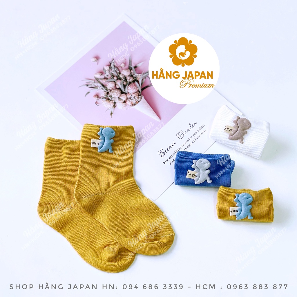 Set 3 đôi / 5 đôi tất lưới cotton Robibabi thoáng khí mềm mịn, giữ ấm cho bé từ sơ sinh